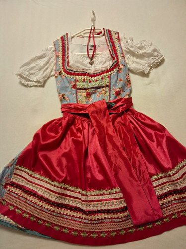 Dirndl trachtenkleid mit - dirndl,