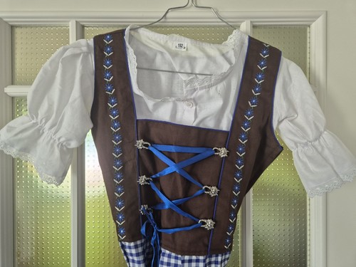 Blaues dirndl trachtenkleid - blaues,